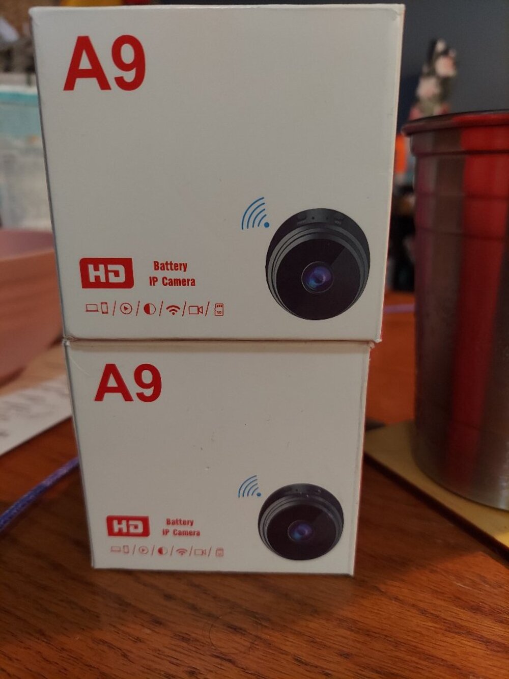 Mini security cameras/New in box